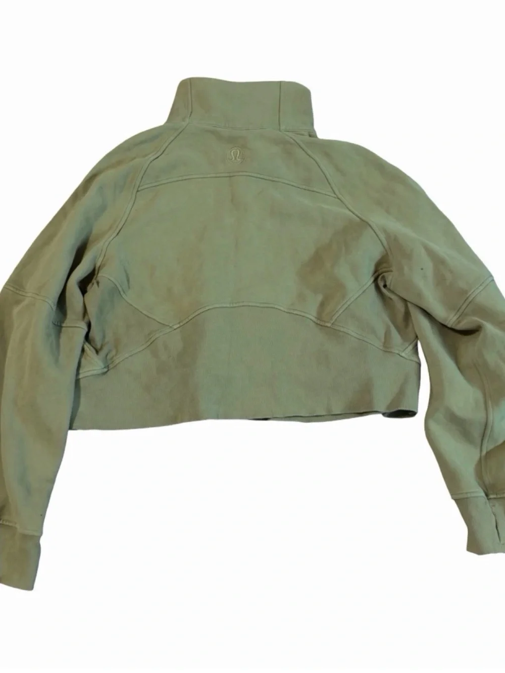 lululemon athletica Olive Green Half-Zip Pullover